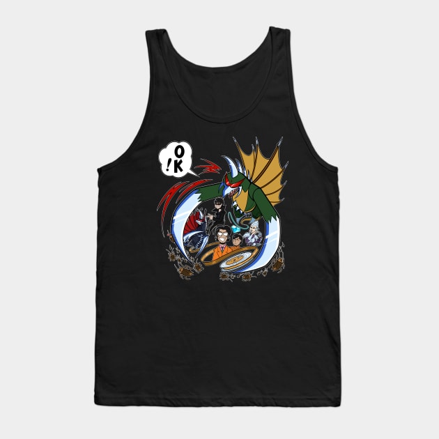 50 Years of Space Chicken Tank Top by Natsura